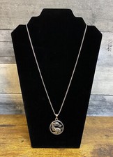 1pc Mortal Kombat Dragon Head Charm Pendant With 23” Necklace Movie Video Game