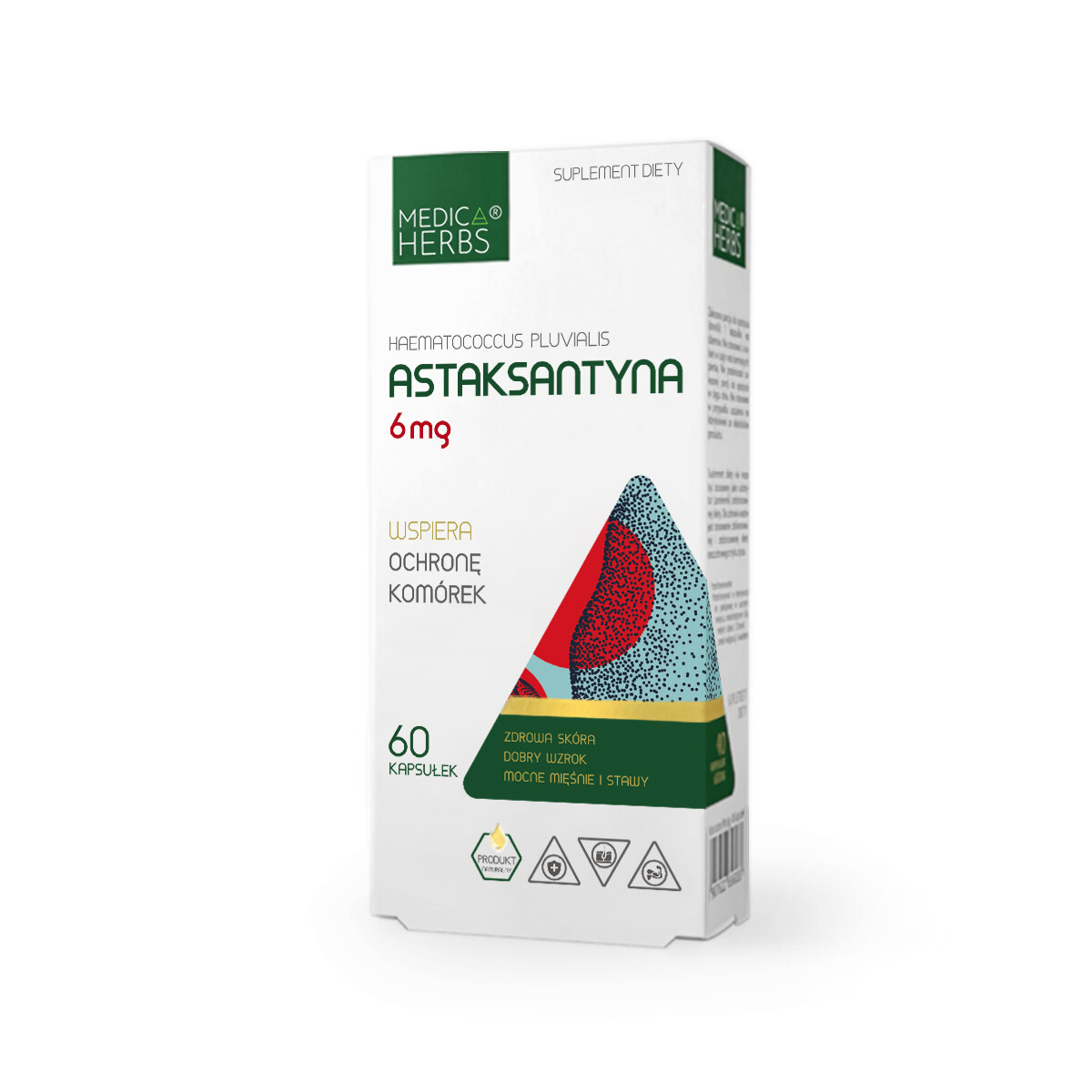 ASTAXANTINA 6MG 60 CAP Astaxantina MEDICA HERBS