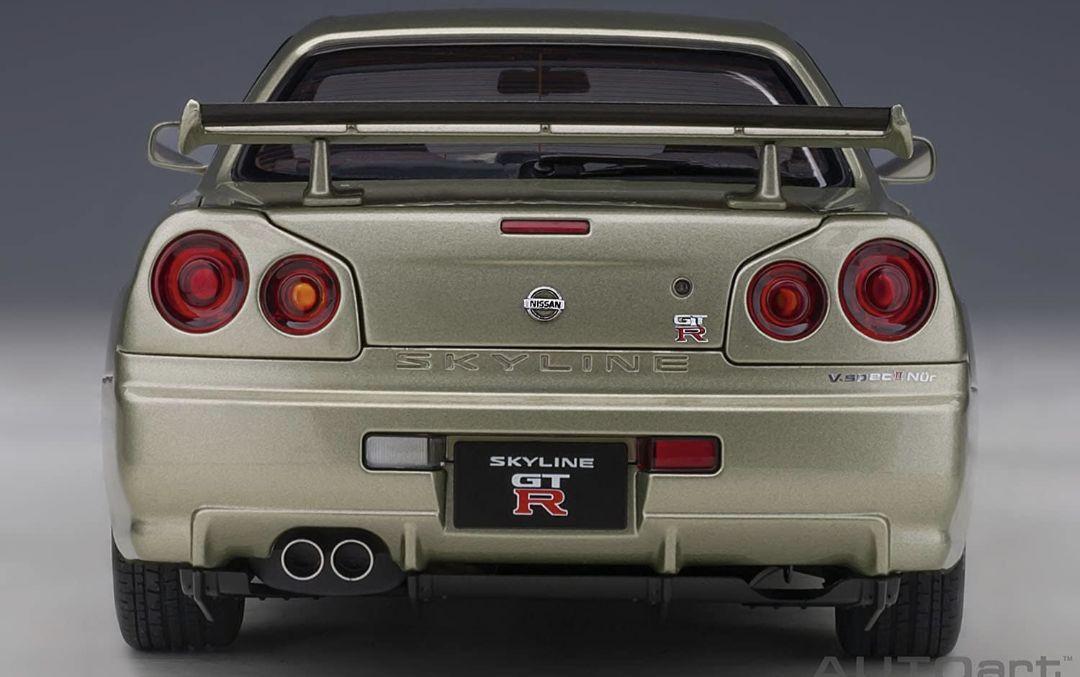 オートアート1/18 GT-R(R34) V-specⅡ NUR BBS AUTOart 1/18 Nissan Skyline GT-R R34 V Spec II Nur BBS LM