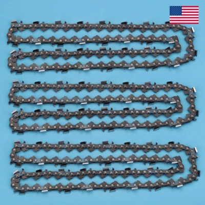 SEM2008 Chainsaw Chain for Stihl MS210 MS230 MS250 18 Inch Bar .063 .325 68DL 3 Pack
