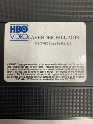 The Lavendar Hill Mob VHS Alec Guinness Stanley Holloway 1951 VHSshopCom - Picture 8 of 12