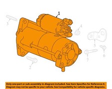 Used Starter Motor fits: 2022 Chevrolet Equinox gasoline AT Grade A