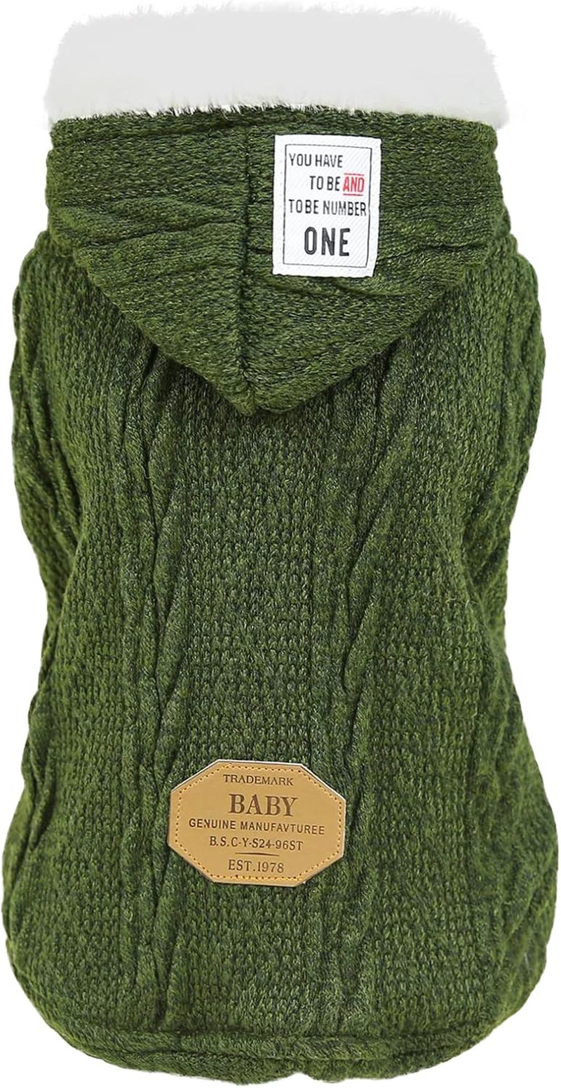 Cane Maglione Cane Vestiti Felpa Con Cappuccio Maglione Di Lana Con Cappuccio In