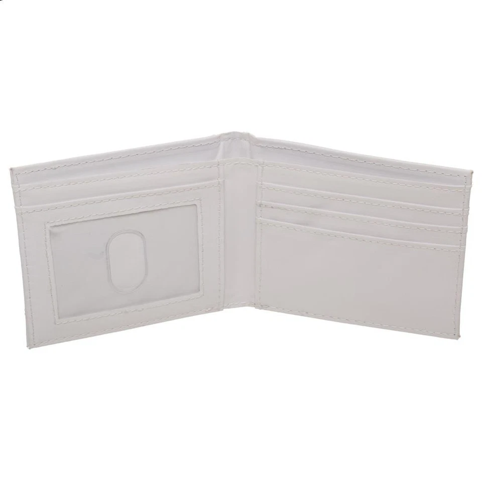 NASA USA Flag Wallet Bifold Men's Astronaut Buzz Aldrin Name White Space - Image 3 of 3