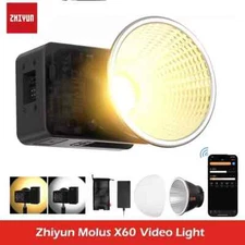 ZHIYUN X60 Video Light 60W 2700-6500K Bi-Color Pocket Continuous Output Lighting