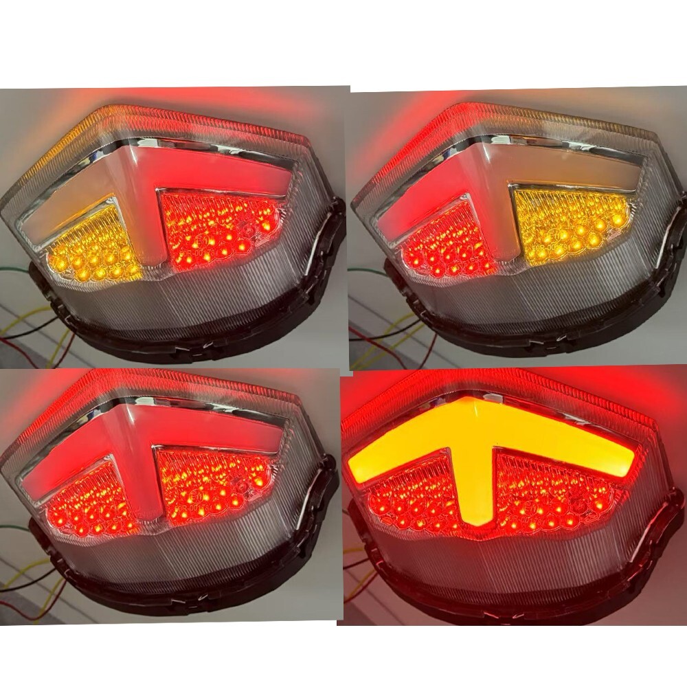 CBR1000RR SC59 ブリリアントテールライト For 2017 - 2026 CBR1000RR Integrated LED Tail Light Brake Light