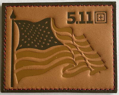 *BRAND NEW* 5.11 FLAG WAVER PATCH AMERICAN FLAG HOOK BACKING
