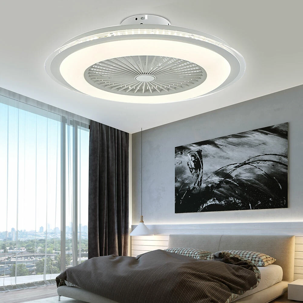 Ceiling Fan Low Profile W Light Modern