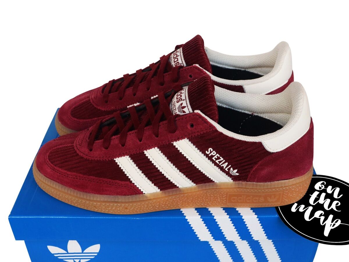 Adidas Handball Spezial Corduroy Cord Burgundy UK 3 4 5 6 7 Adidas Handball Spezial Corduroy Cord Burgundy UK 3 4 5 6 7