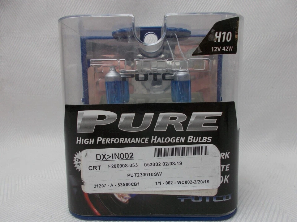 Putco Lighting 230010SW Driving Light Halogen Bulbs Ion Spark White - Image 2 of 3