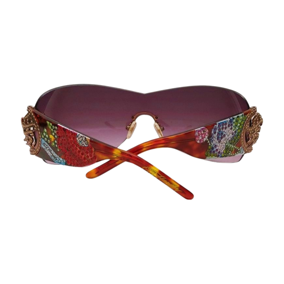 Ed Hardy EHS 024 Tortoise Shield Sunglasses 0270 | eBay