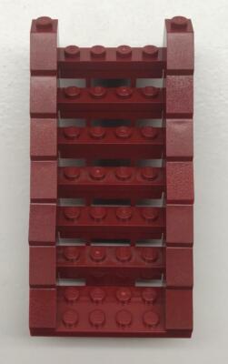 Lego Dark Red Stairs: 7x4x6 30134 city town house MOC | eBay