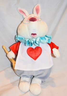 Peluche lapin blanc Disney Alice au pays des merveilles 16