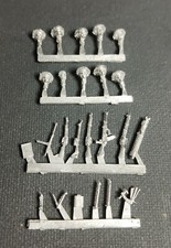 20mm WWII British Infantry Head Variants Weapons Pack