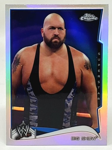 BIG SHOW 2014 Topps Chrome WWE Silver Refractor #58 (Paul Wight)