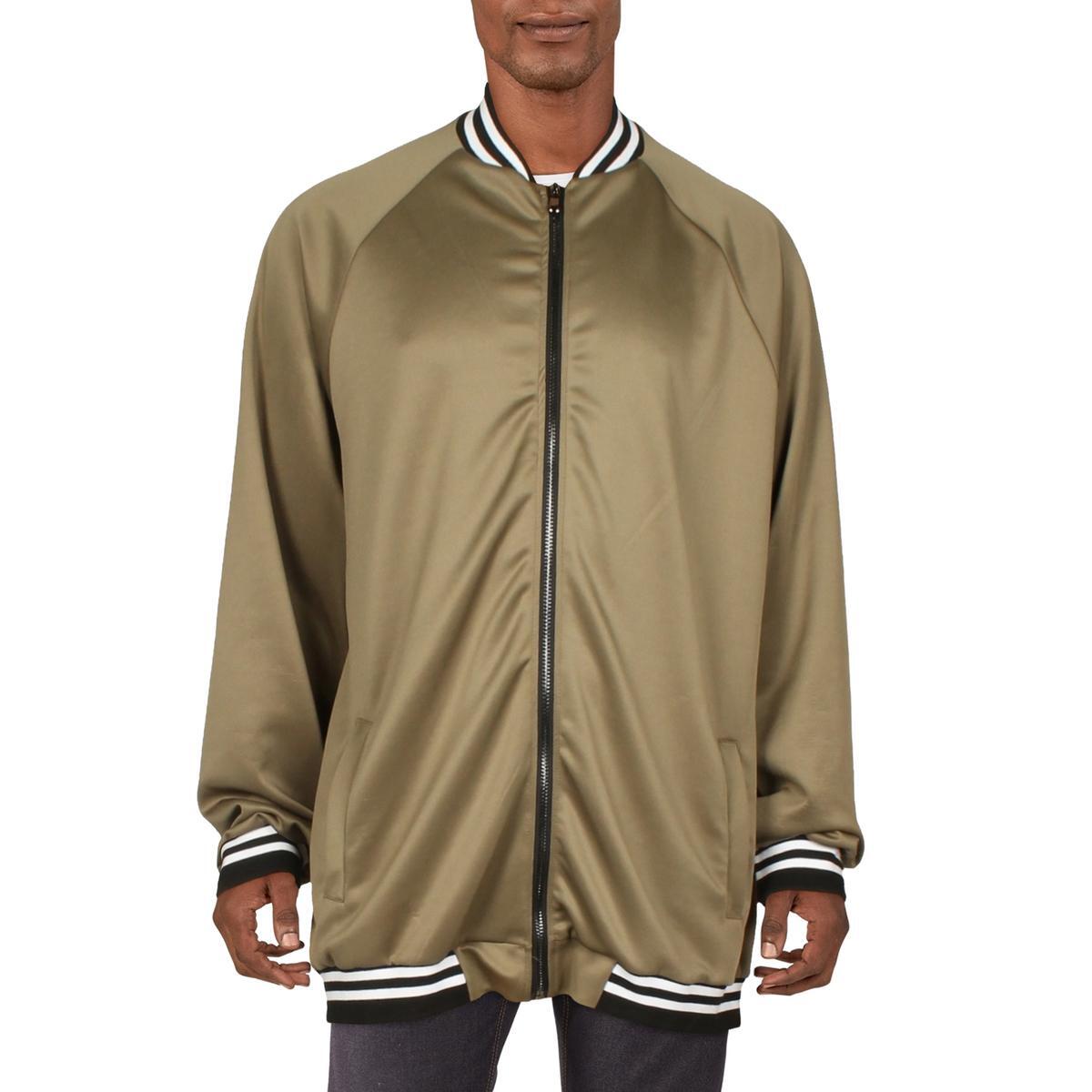 Мужская зеленая короткая куртка-бомбер MVP Collections, пальто Big - Tall 4XL BHFO 0415