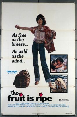 FRUIT IS RIPE, THE (1978) 3660  Movie Postesr Soft Core Exploitation Film  Direc