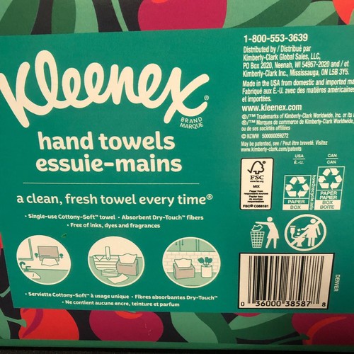 KLEENEX Folded Hand Towels, White, in Dispenser Box, 1/Box - Picture 5 of 5
