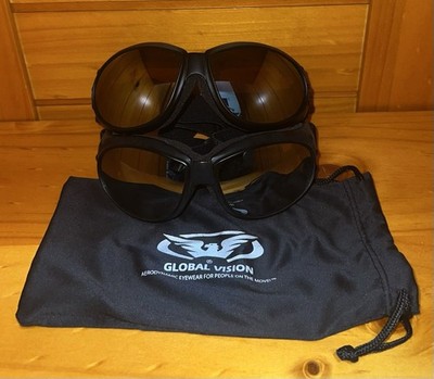 Global Vision Eyewear Eliminator Dirt Bike Goggles with Micro-Fiber Pouch