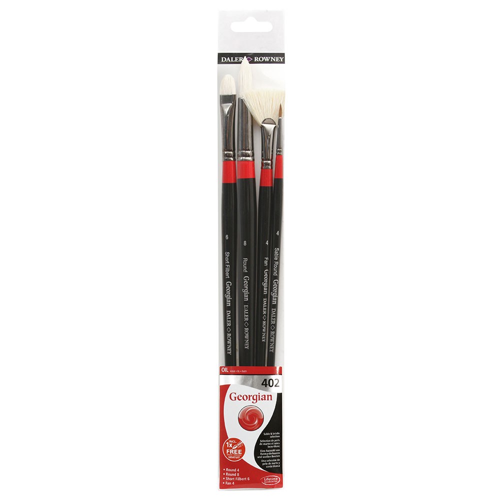 Daler-Rowney : Georgian Oil Brush : Wallet Set : 402