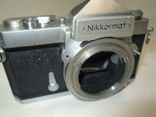 Nikon Nikkormat FTN 35mm SLR Film Camera Body - Silver Working