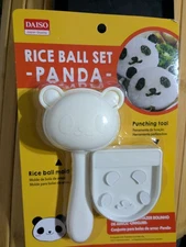 New in Package Daiso RICE (Mold) BALL SET Panda Nori Japan