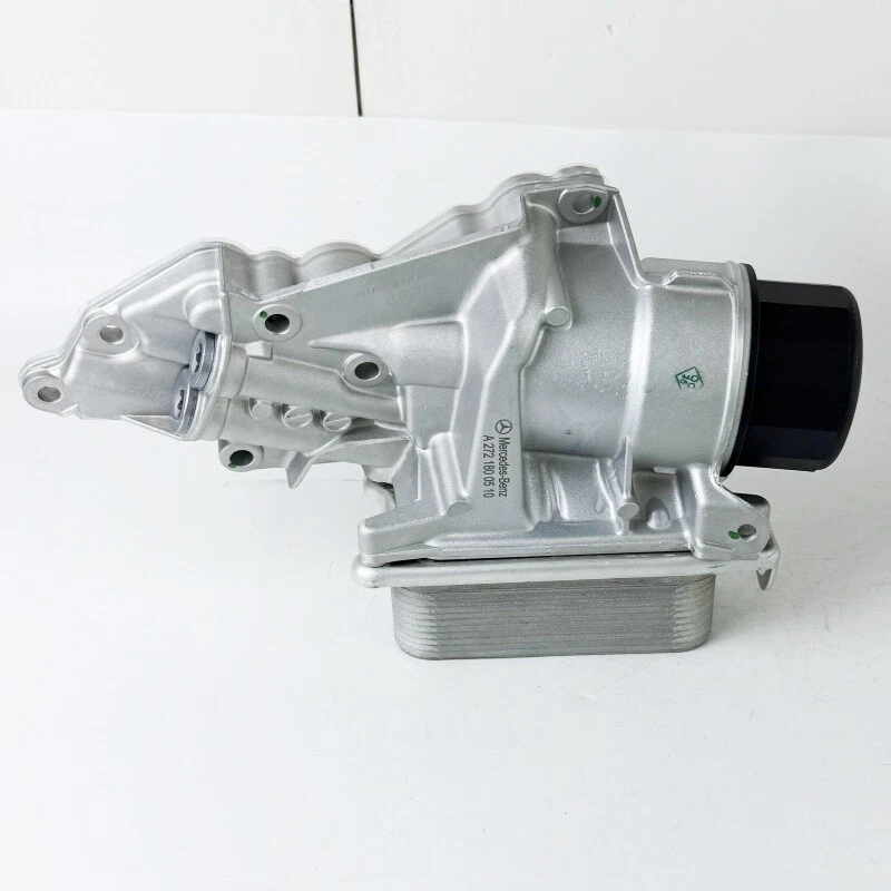 NEW Oil Filter Housing With Cooler 2721800510 For Mercedes Benz 272 180 0510 - Image 3 of 4