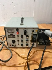 Pace PPS-100A Soldering Station 6AMP  READ heats and motor runs no suction