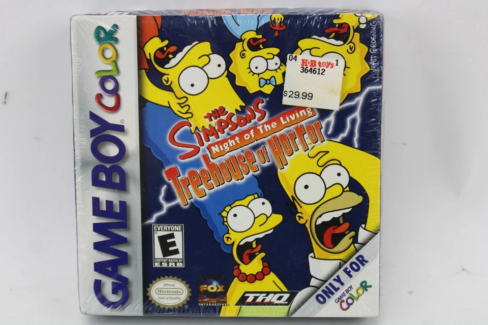 Simpsons: Night of the Living Treehouse of Horror Nintendo GBC - Factory Sealed - Image 2 of 4