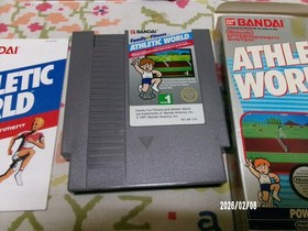 #832 Athletic World - 5 VITE - NINTENDO (NES '87) RARA SCATOLA DOPPIA APERTURA CIB