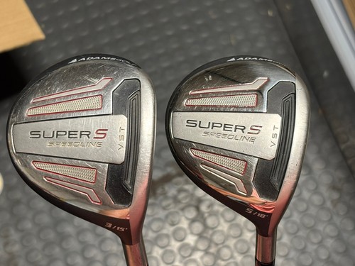 Adams Speedline Super 5 Fairway Woods +3w & 5w S Shaft RH - Picture 2 of 4