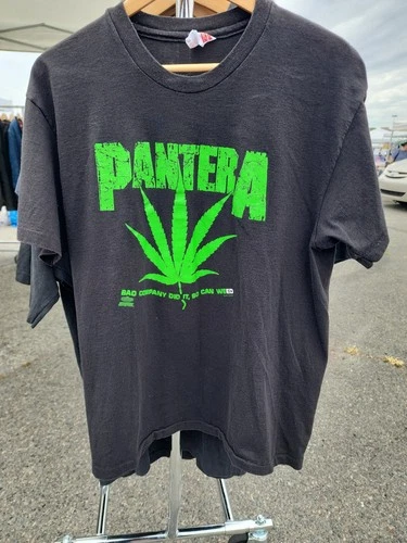 Pantera Weed Tour T Shirt L Vintage 1990s vintage concert t-shirt, vintage, single stitch, B+ condition