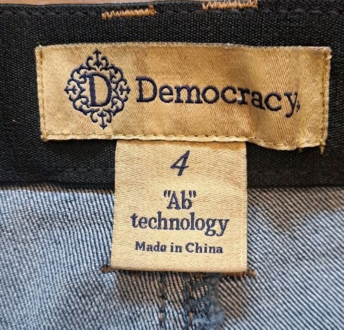 Democracy ab technology jeans womens size 4 Style B2612BBIZXX - Picture 9 of 12
