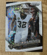 2025 Panini Prizm - Tyrann Mathieu #196 White Disco Prizm
