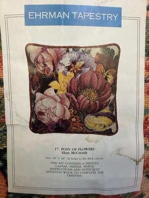 Ehrman Tapestry Posy of Flowers McCready Kit 16x16