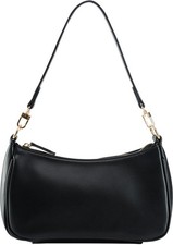 Shoulder Bag for Women with 2 Removable Straps and Zipper Closure Crossbody B...