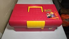 Red Pokemon "Just Stuff" Card collector storage box
