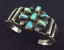Vintage Navajo Bracelet Sterling Silver and Turquoise