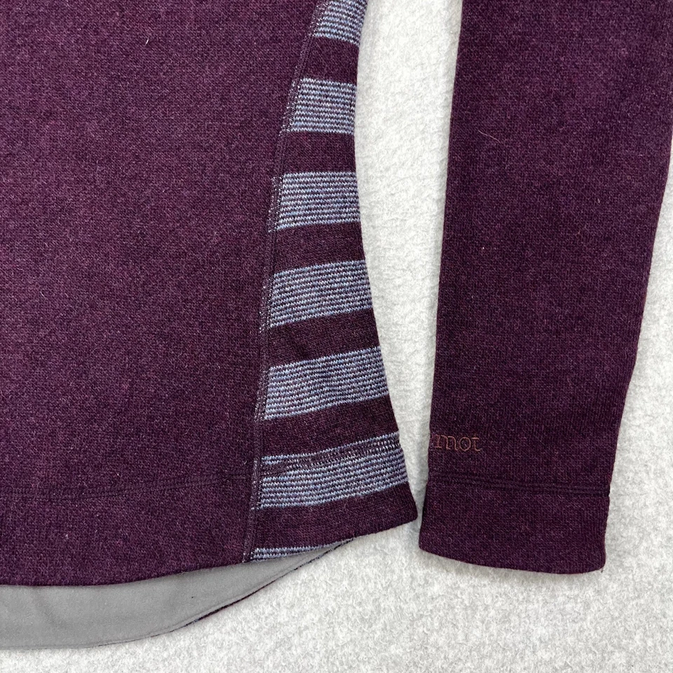 Женский свитер Marmot XS фиолетовый вязаный пуловер из шерстяной смеси Vivian для улицы - Изображение 4 из 4