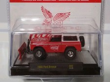 M2 Machines Coca-cola 1966 Ford Bronco Snow Plow 164 Lim. Ed. Red Us Eagle