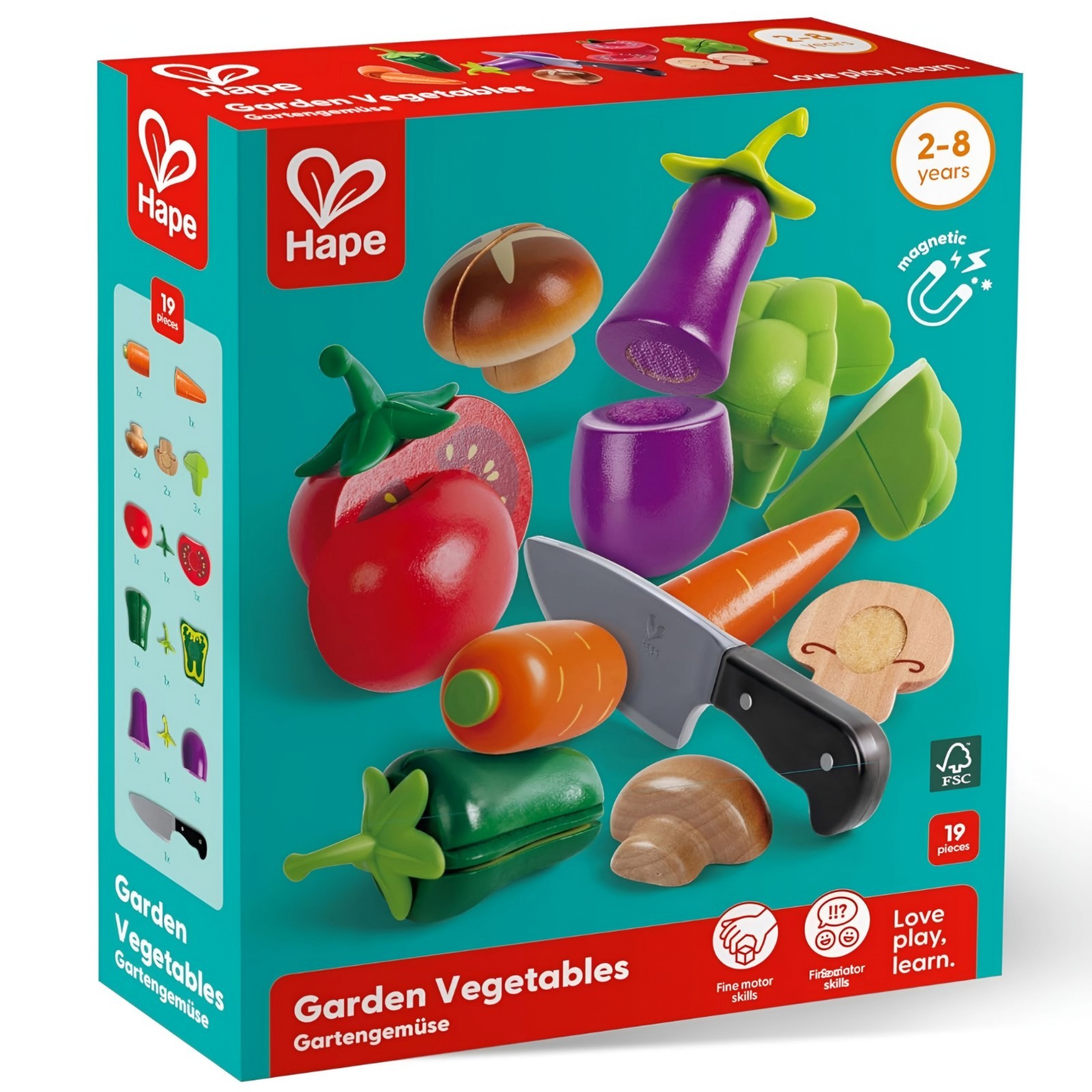19pcs Kids Ages 2-8 Toybox