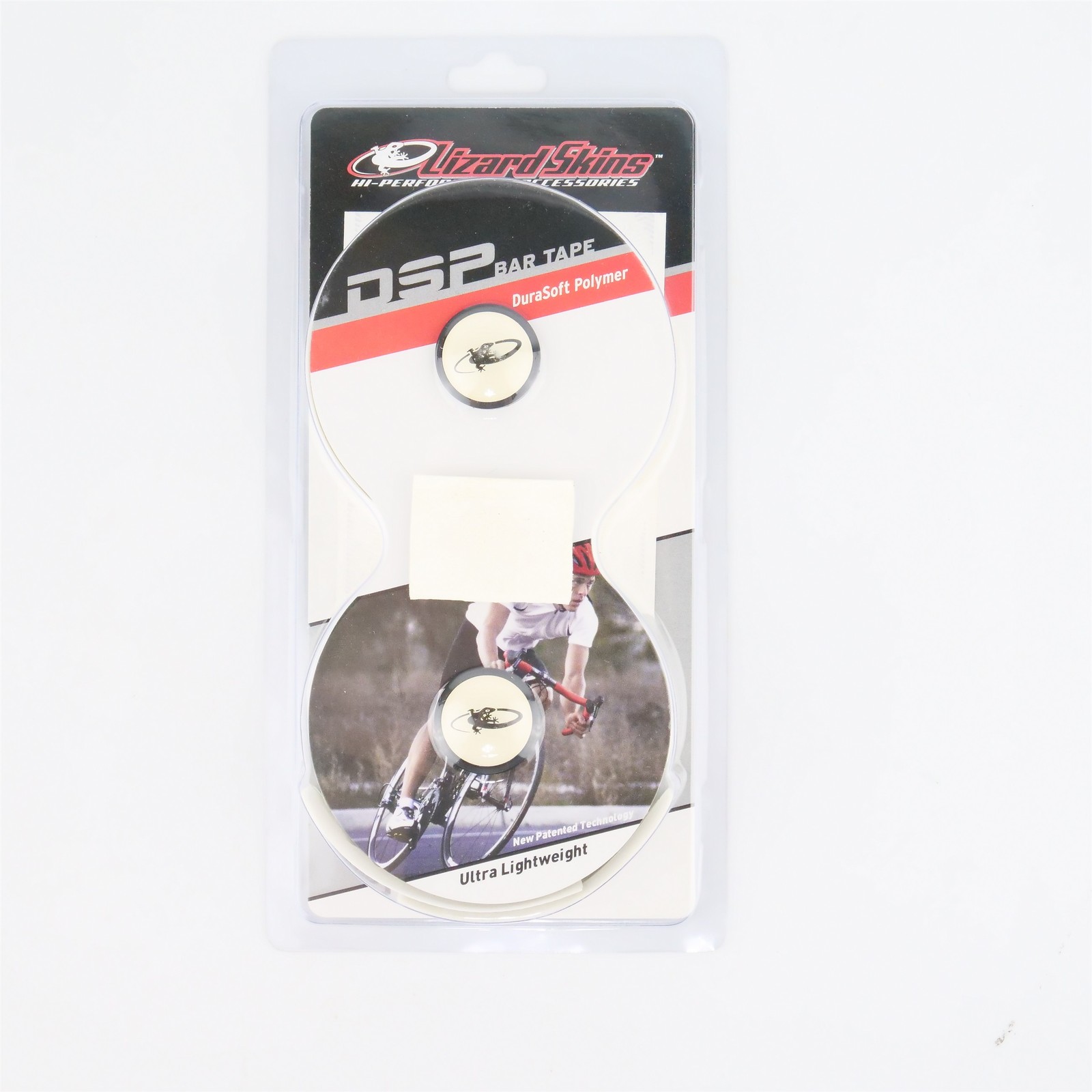 Lizard Skins DSP Handlebar Tape 2.5mm Durasoft Polymer White Road Bar Wrap 