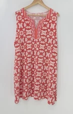 Coolibar Plus Size Oceanside Tank Dress UPF 50+ Sea Coastal Beach Sz 3x Cruise