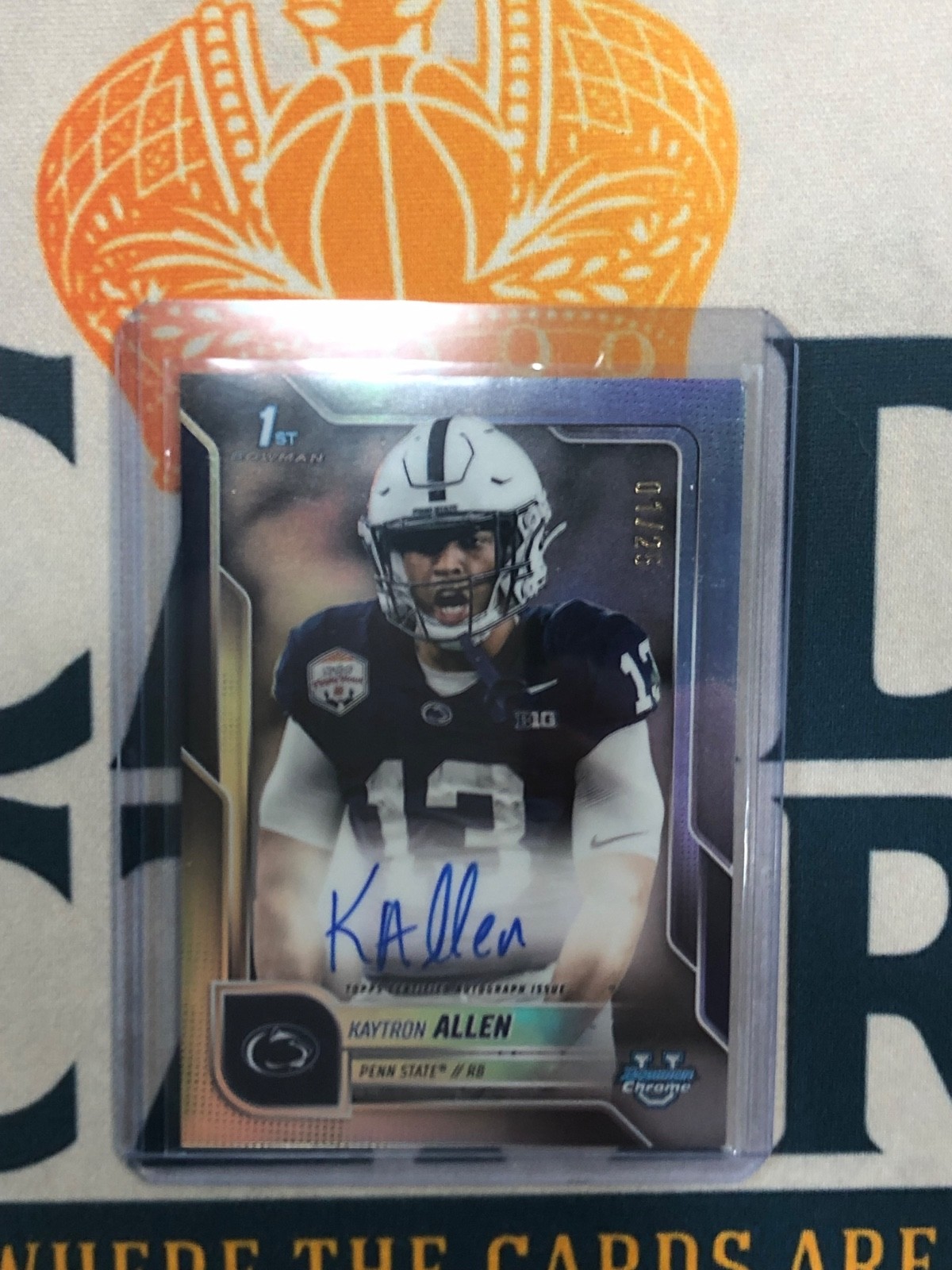 2025 Bowman Chrome U KAYTRON ALLEN Variation Refractor  On Card Auto /25