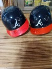 Signed Chipper Jones & Jason Hayward Atlanta Braves Mini Helmet GAI PSA COA