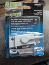 Prime-Line F 2554 Window Sash Lock with Cam Action and Alignment Lugs, White