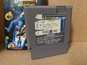 Bill and Ted's Excellent Video Game Adventure for Nintendo NES tested working.
