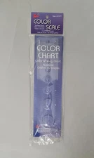 Clay Color Scale Stick With Color Mixing Chart
