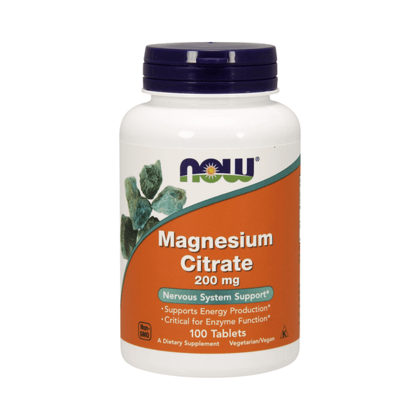 Now Foods Magnesium Citrate 200Mg - Vitamine, Mineralien & Gesundheit-image