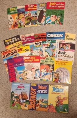 Lot Of 22 Asterix And Obelix Books